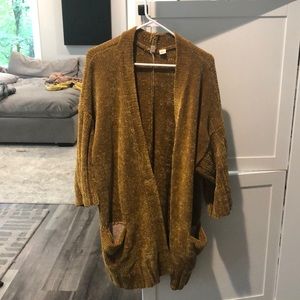 ANTHROPOLOGIE MUSTARD YELLOW SIZE S